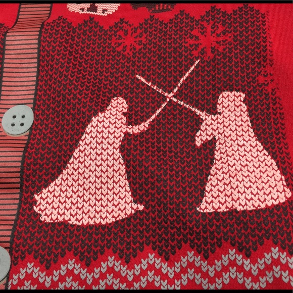 💙Star Wars Christmas Sweatshirt Size M - Picture 7 of 13